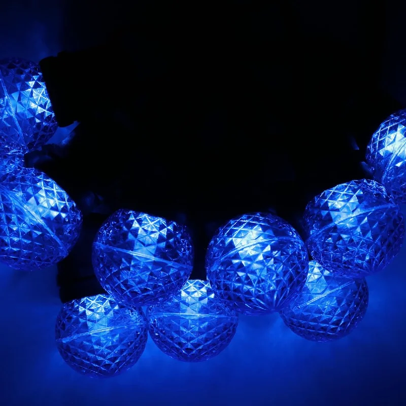 G50 Blue LED  Bulbs E26 Bases (10 Pack)