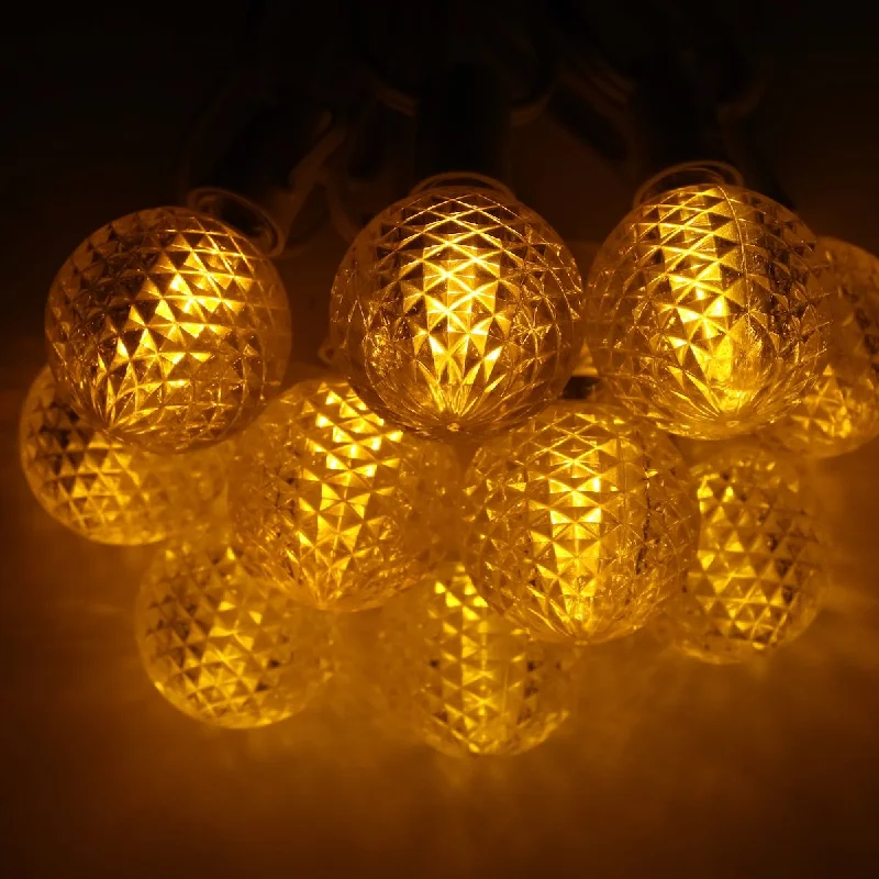 G50 Yellow LED  Bulbs E17 Bases (10 Pack)