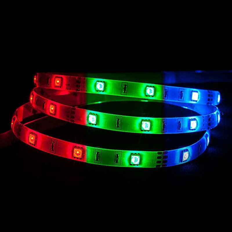 CLEARANCE 1.2 Metre 8w Multicolour LED Strip Light 60 LED Per Metre IP54 Havit Lighting HV9750-IP54-60