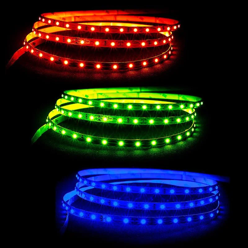 4.8w LED Strip Light 60 LED Per Metre Red, Green or Blue Havit IP20 Lighting HV9723-IP20-60