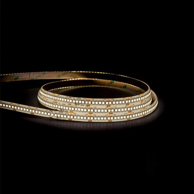 19.2w 24v LED Strip Light 240 LED Per Metre 4000k IP54 Havit Lighting HV9723-IP54-240-4K-1