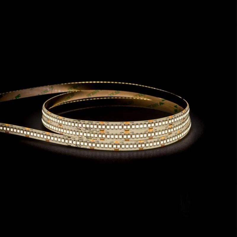 19.2w 24v LED Strip Light 240 LED Per Metre 5500k IP54 Havit Lighting HV9723-IP54-240-5K-1