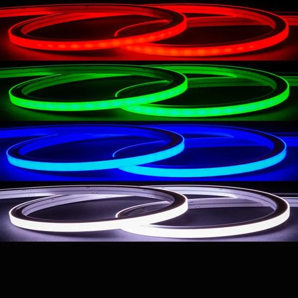 14.4w 24v Flexible Neon LED Strip Light 200 LED Per Metre RGBW IP67 Havit Lighting HV9796-IP67-200-RGBW