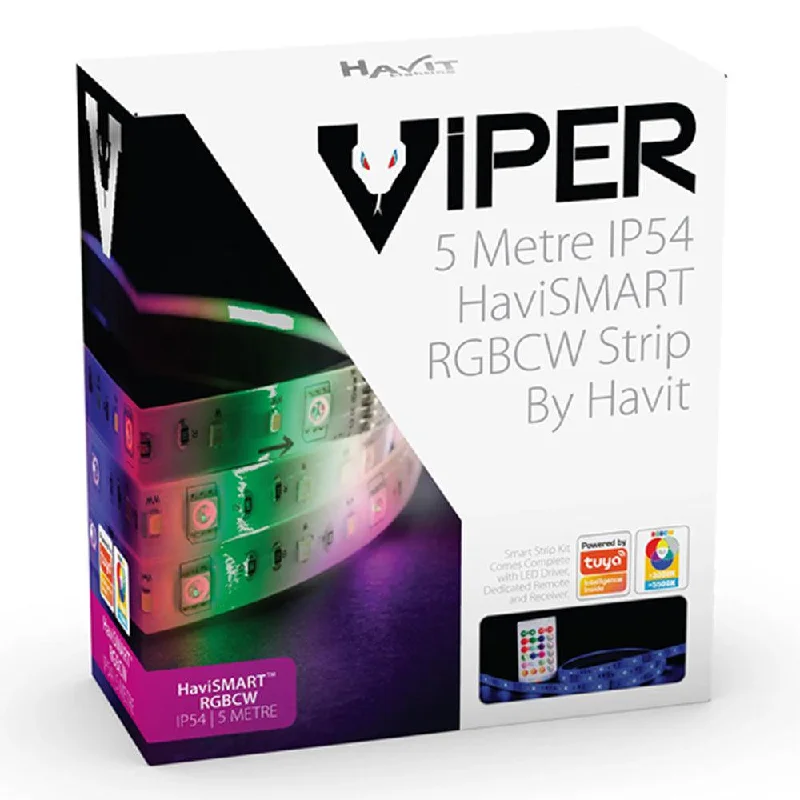 VIPER HaviSMART RGBCW LED Strip Kit 7.2w 5m Havit Lighting - VPR9752IP54-72-5M