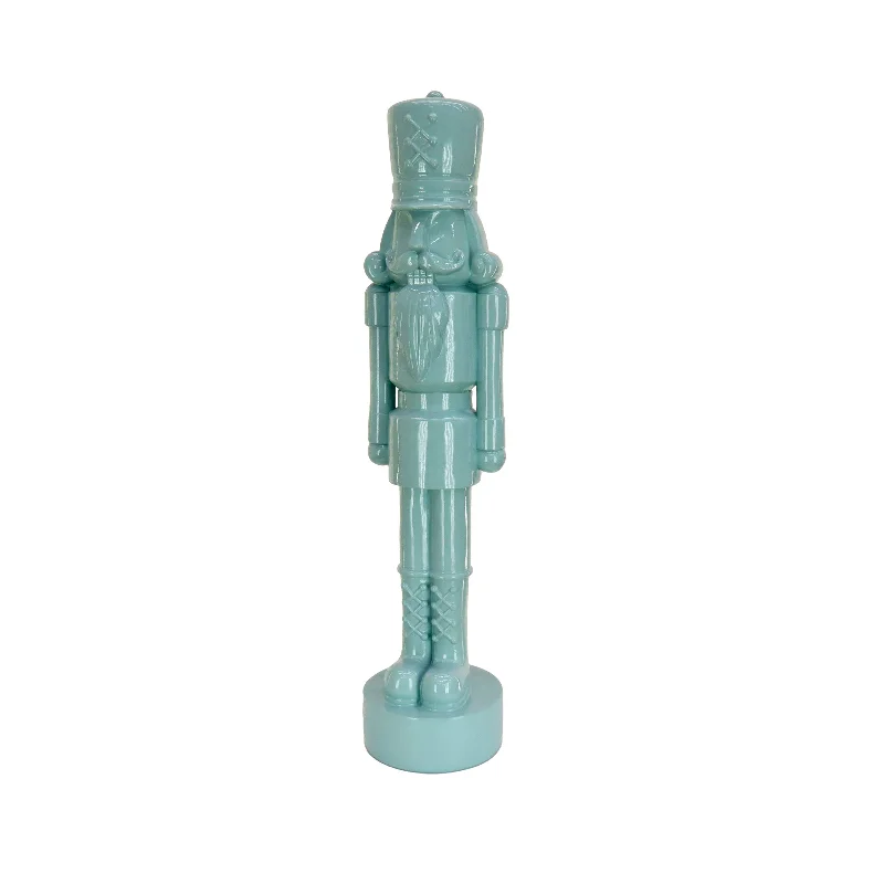 12 in. HGTV Home Collection Nutcracker Christmas Decor, Icy Blue