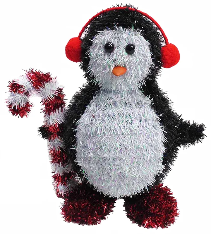 3D Tinsel Christmas Penguin Tabletop Decoration