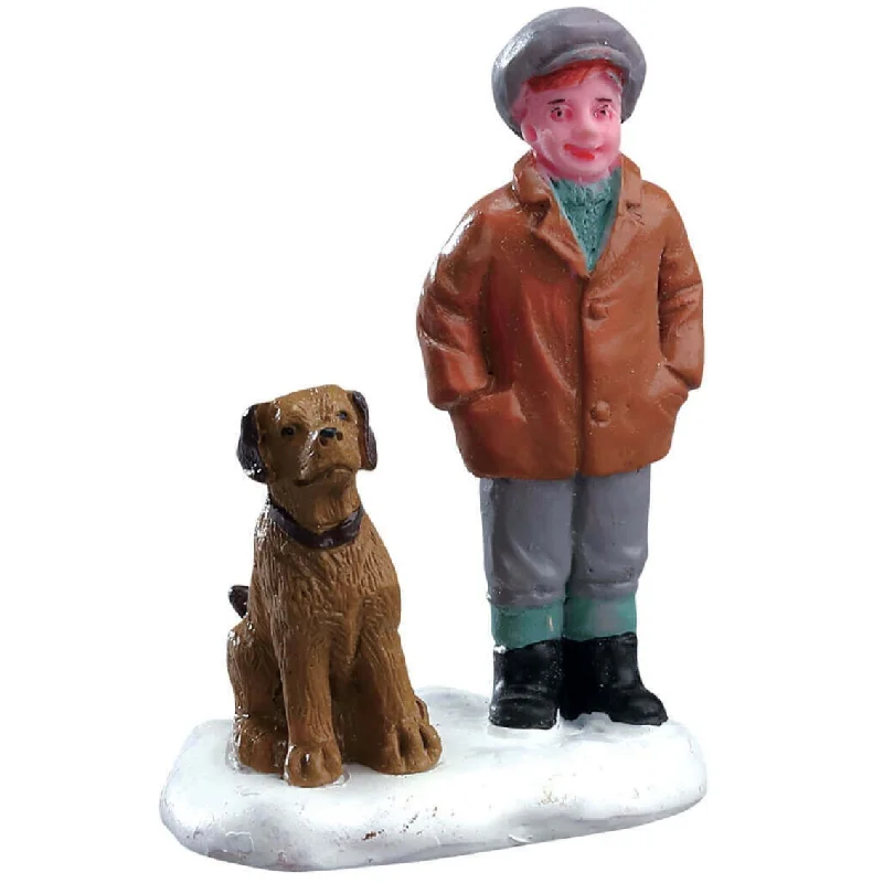 Lemax Caddington Village Figurine: Boy's Best Friend #72517