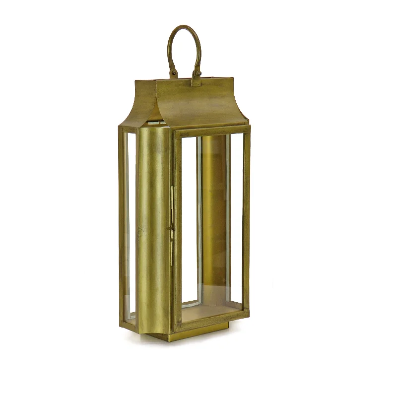 22 in. HGTV Home Collection Antique Bronze Lantern, Medium