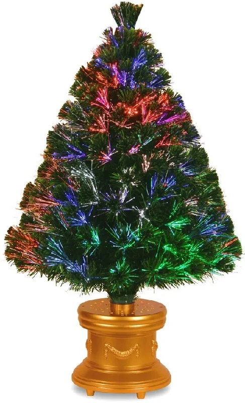 3' Fiber Optic Evergreen Fireworks Artificial Christmas Tree