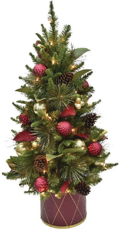 4' Pre-Lit Morgan Potted Specialty Christmas Tree