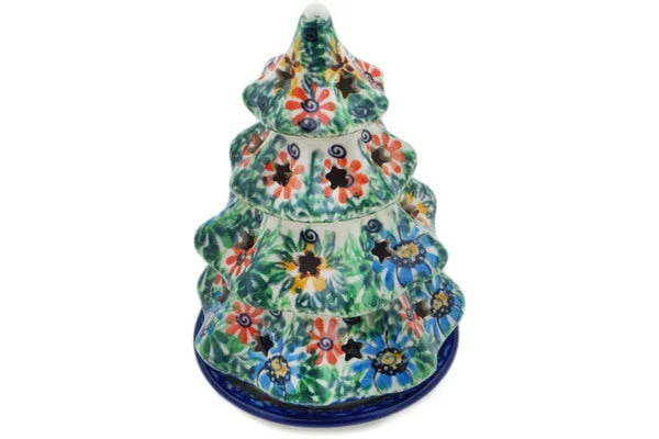 6" Christmas Tree Candle Holder - Profusion