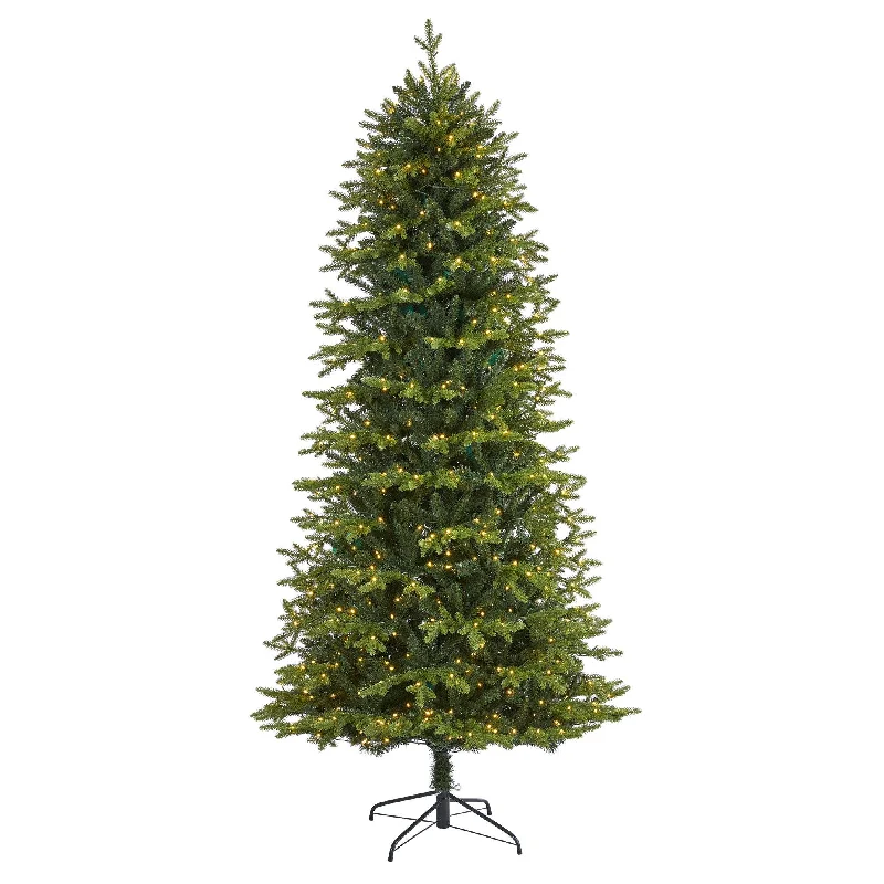 7.5’ Belgium Fir “Natural Look” Artificial Christmas Tree with 550 Clear LED Lights