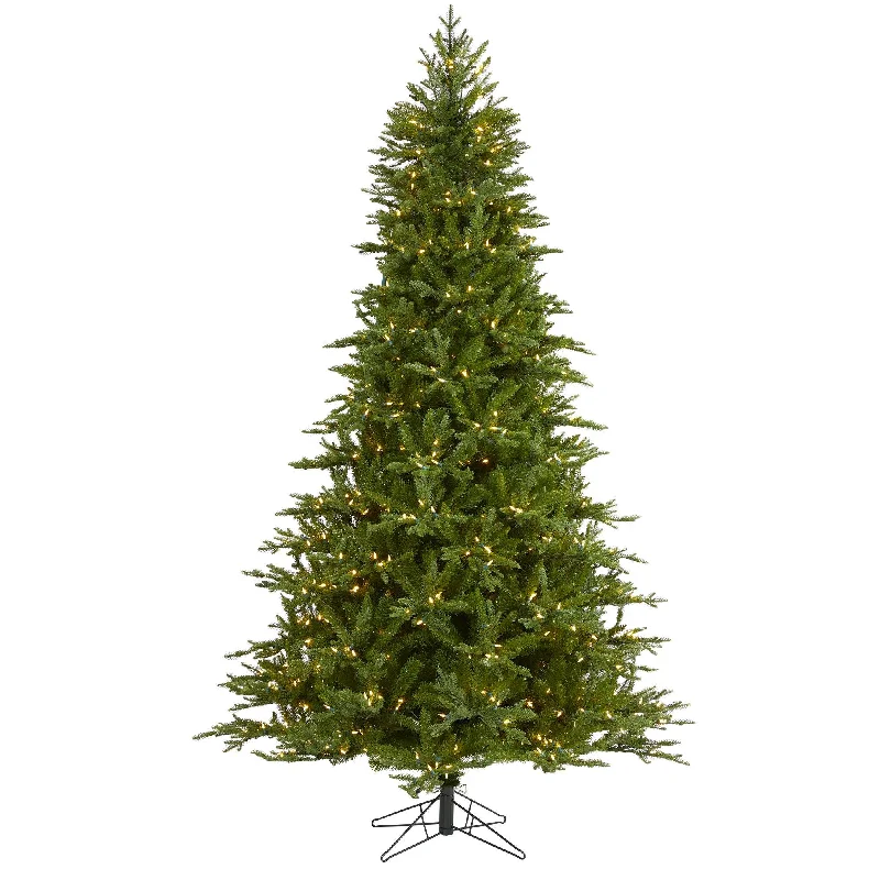 7.5' Cambridge Fir Artificial Christmas Tree with 800 Clear Warm (Multifunction) LED Lights with Instant Connect Technology and 1644 Bendable Branches