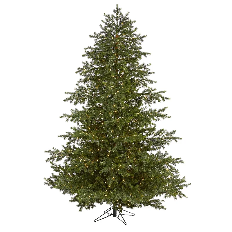 7.5' South Carolina Spruce Real Touch Artificial Christmas Tree with 650 (Multifunction) Warm White LED Lights with Instant Connect Technology and 1081 Bendable Branches