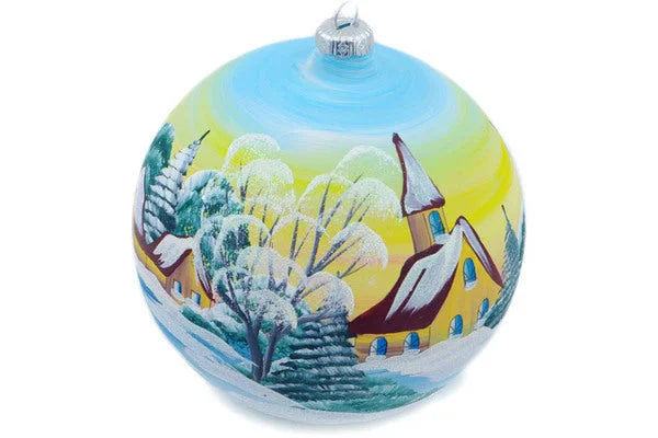 7" Christmas Ball Ornament - Frost Home