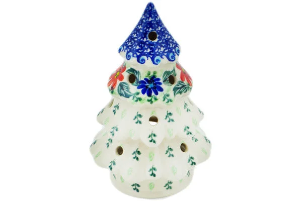 7" Christmas Tree Candle Holder - Poppies Obsession