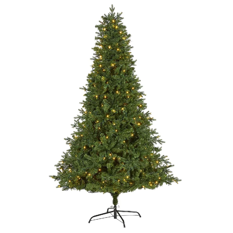 7' Vermont Fir Artificial Christmas Tree with 350 Clear LED Lights