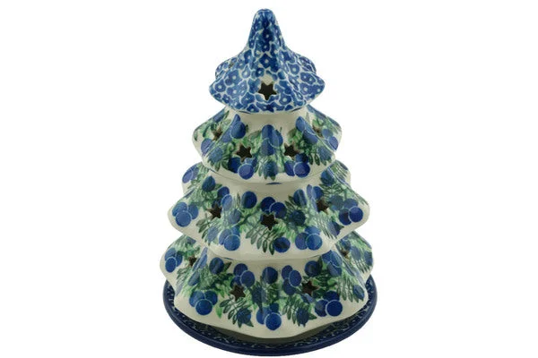 8" Christmas Tree Candle Holder - Blueberry Fields Forever