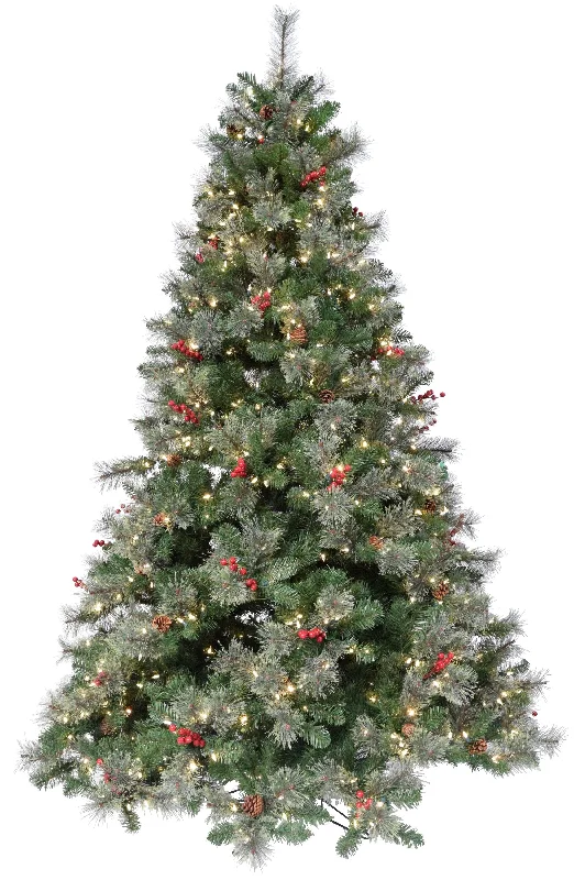 9' Essex Pine Instant Lite Pole Pre-Lit Artificial Christmas Tree