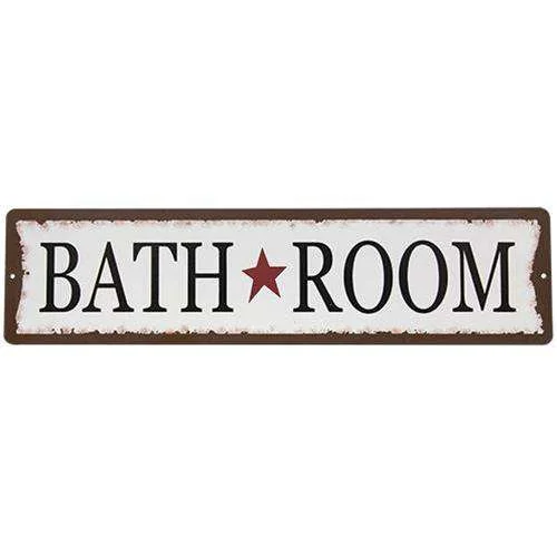 Bathroom Metal Street Sign