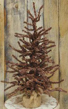 Brown Pine Tree w/Burlap Base, 2 ft.