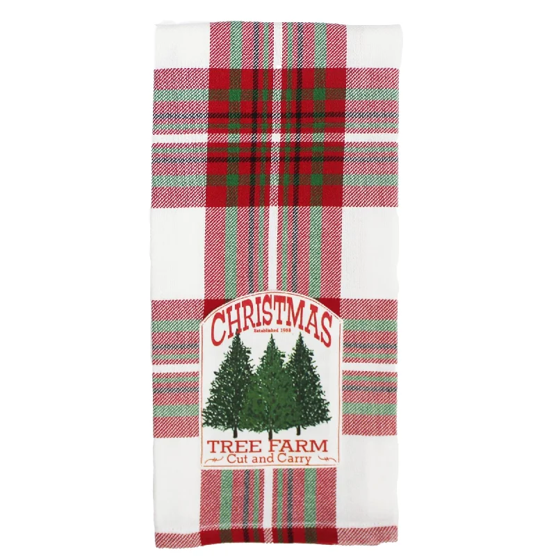 C Tree Farm Sign Towel ET784206