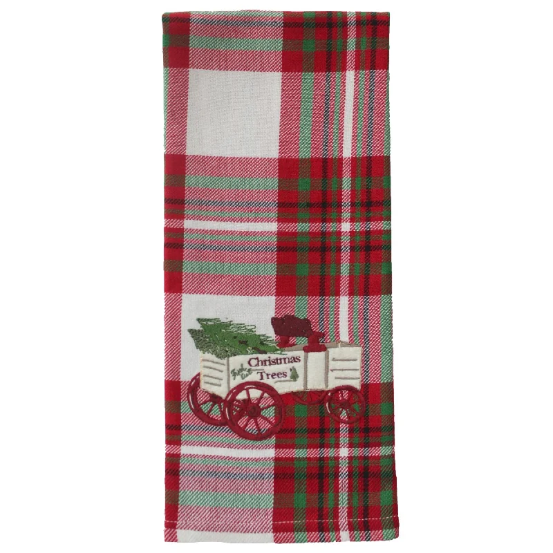 C Tree Farm Wagon Towel ET784205