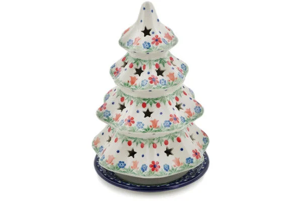 8" Christmas Tree Candle Holder - Babcia's Garden