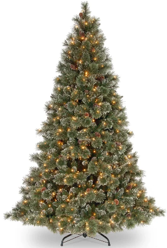 7.5' Crystal Elegance Pine PowerConnect™ Pre-Lit Artificial Christmas Tree