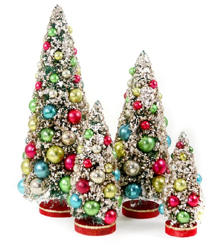 Festive Bottle Brush Trees