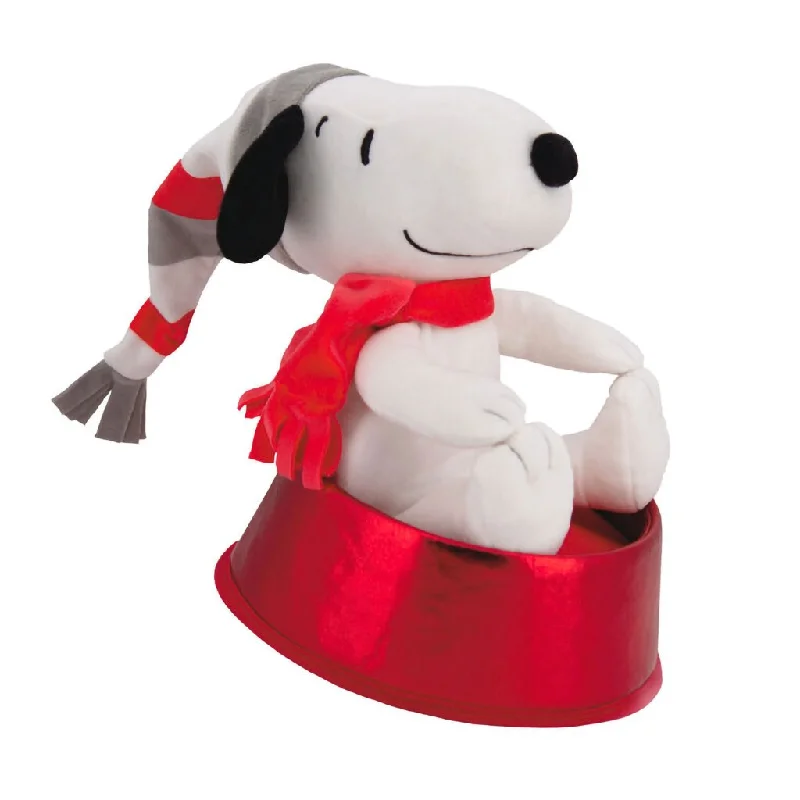 Hallmark : Peanuts® Plush Fabric Hallmark Tree Topper, 9.75"