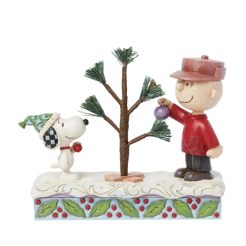 Jim Shore : Snoopy & Charlie Brown Tree