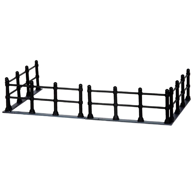 Lemax Caddington Village Accessory: Canal Fence, Set of 4 #44789