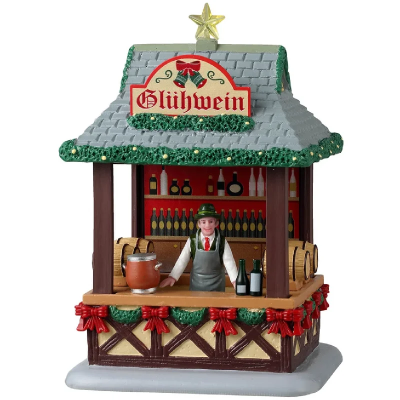 NEW 2024 Lemax Caddington Village Table Accent: Gluhwein Booth #43714