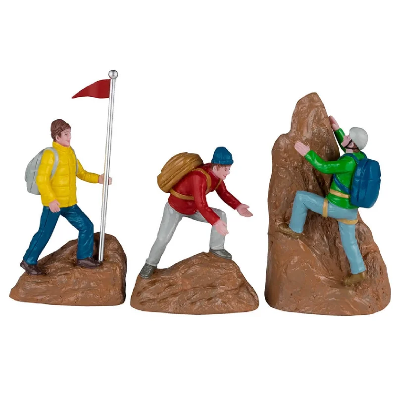 NEW 2024 Lemax General Collectible Figurines: Rock Climbers, Set of 3 #42334