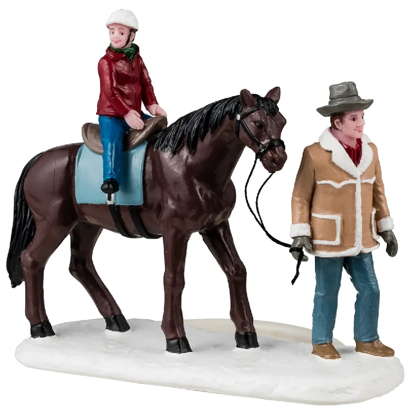 NEW 2024 Lemax Vail Village Figurine: Happy Trails #42349