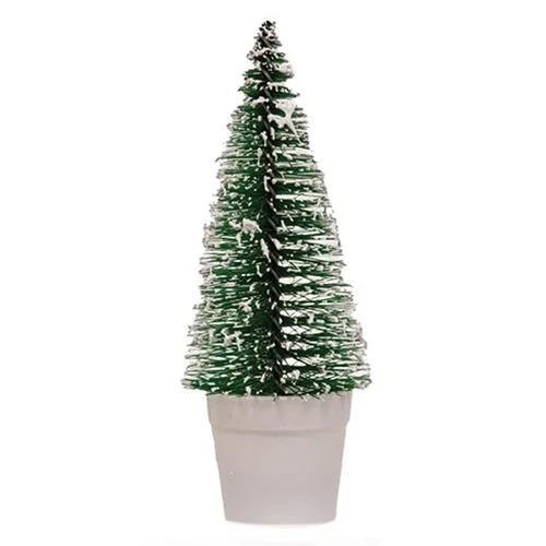 Potted Snowy Bottle Brush Tree 6