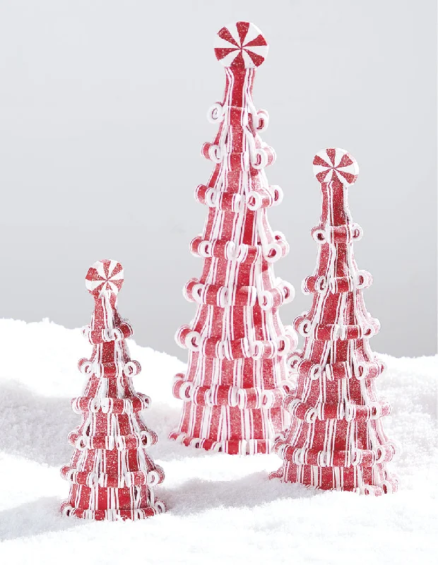 Red & White Candy Trees