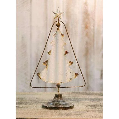 Vintage White Metal Tree