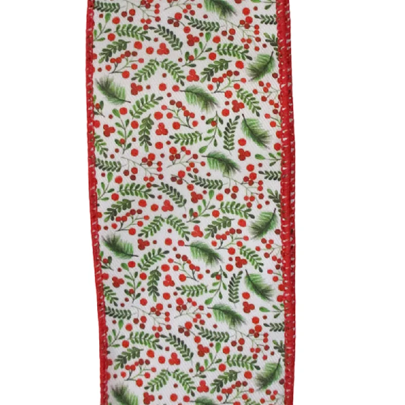 2.5 in Berry Ribbon - Red/White/Green