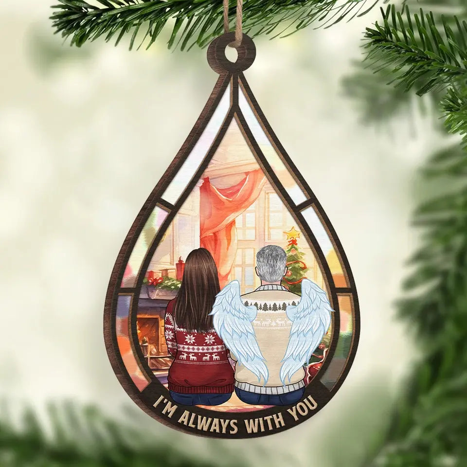 A December to Remember - Memorial Personalized Custom Ornament - Wood Custom Shaped - Sympathy Gift, Christmas Gift For Family Members