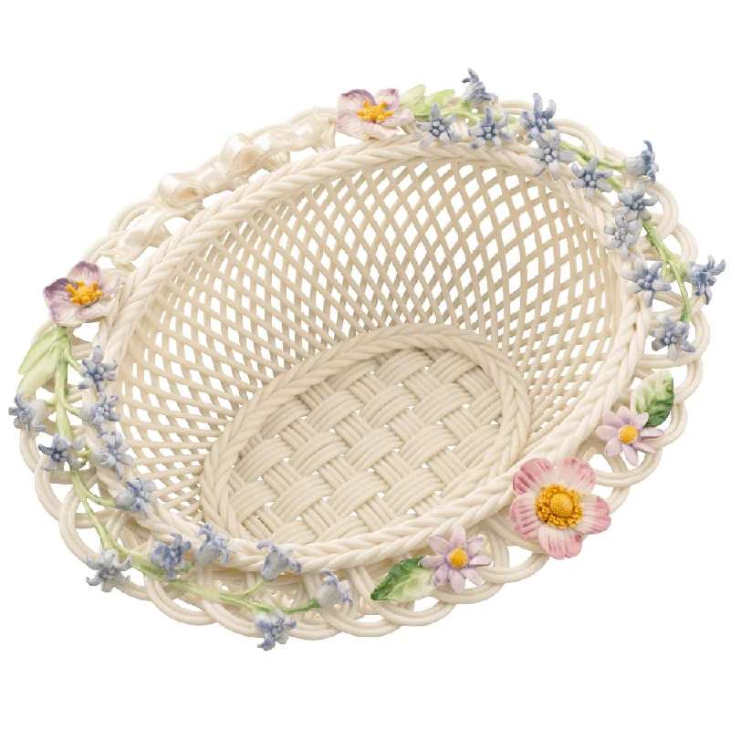 Belleek Classic Woodland Ribbon Basket