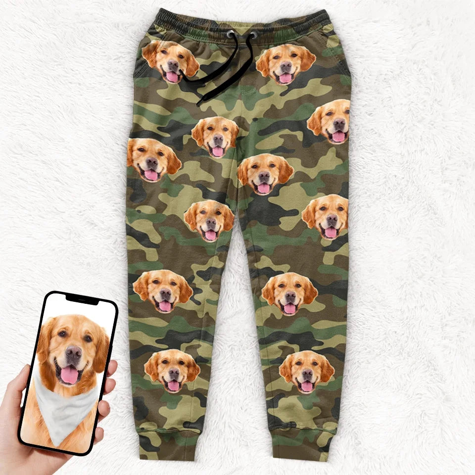 Custom Photo Jingle All The Way With My Furry Friend - Dog & Cat Personalized Custom Unisex Sweatpants - Christmas Gift For Pet Owners, Pet Lovers