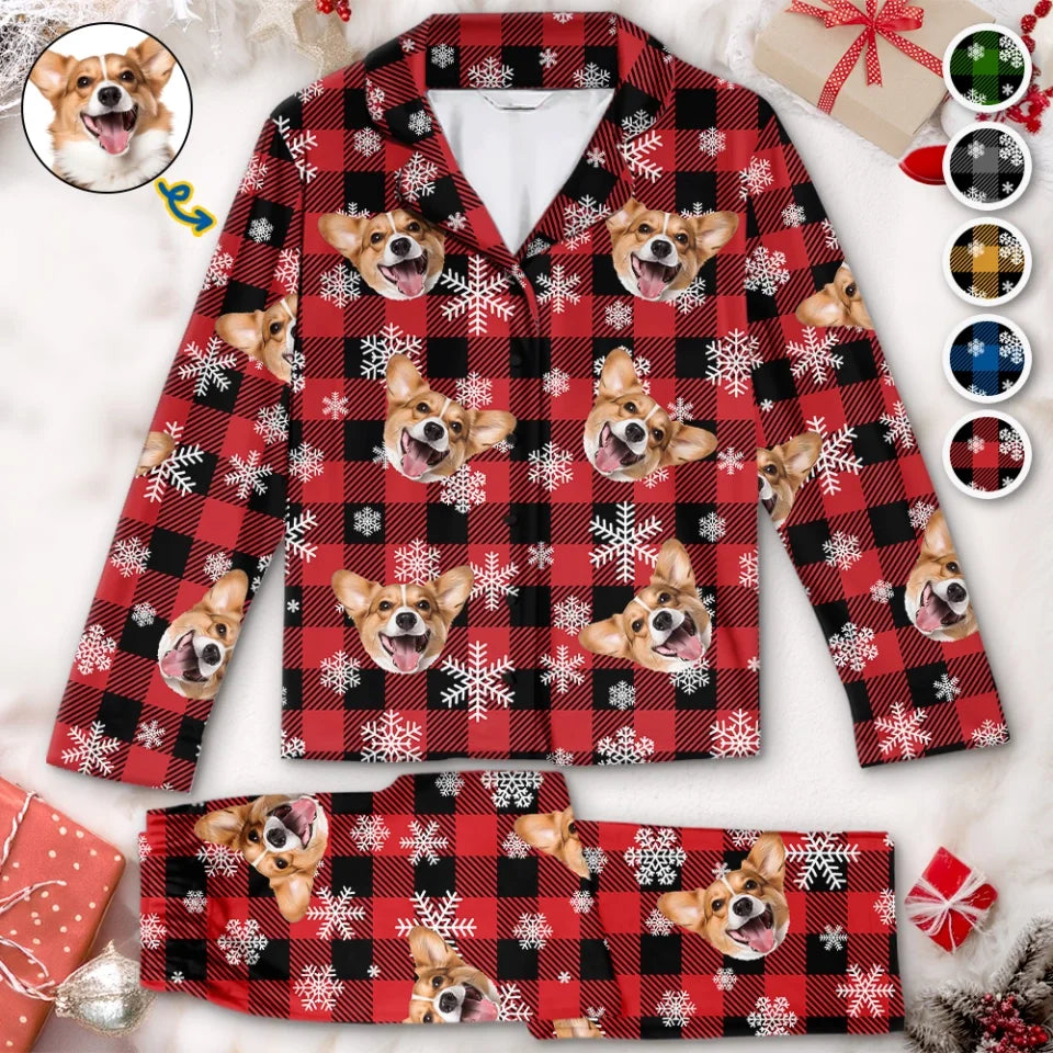 Custom Photo Nothing Says Christmas Like Snuggling Up In Cozy Pajamas Featuring Your Furry Friend - Dog & Cat Personalized Custom Pajamas - Christmas Gift For Pet Owners, Pet Lovers