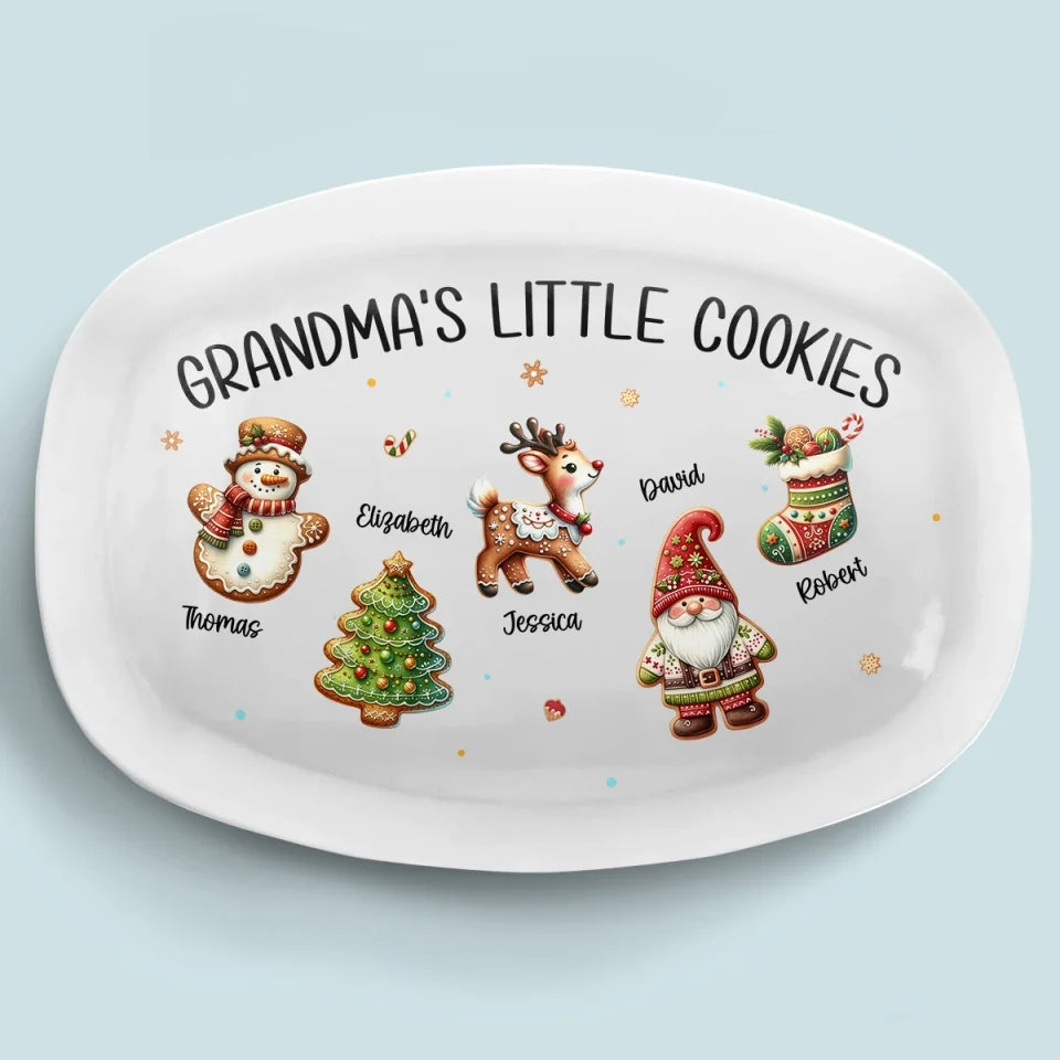 Families Are The Best Gift Of All - Family Personalized Custom Platter - Christmas Gift For Mom, Grandma