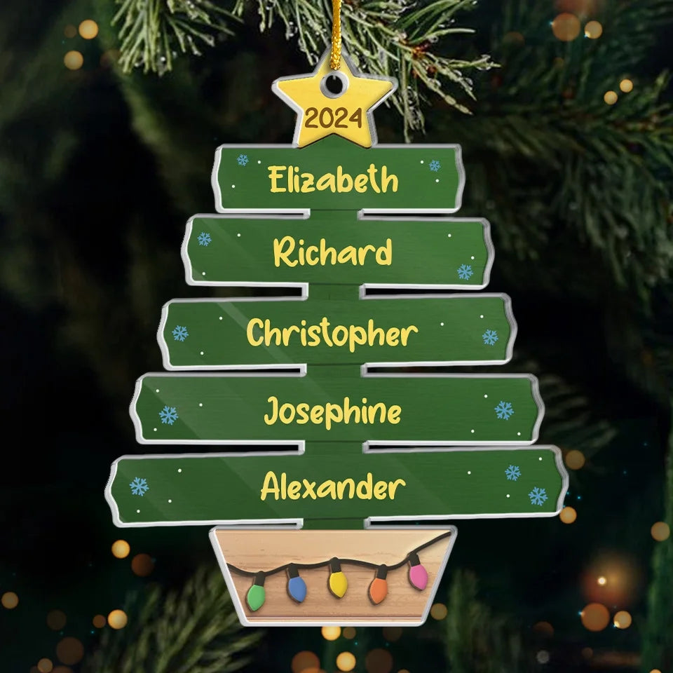 It’s Feeling A Lot Like Christmas - Family Personalized Custom Ornament - Acrylic Custom Shaped - Christmas Gift For Family Members