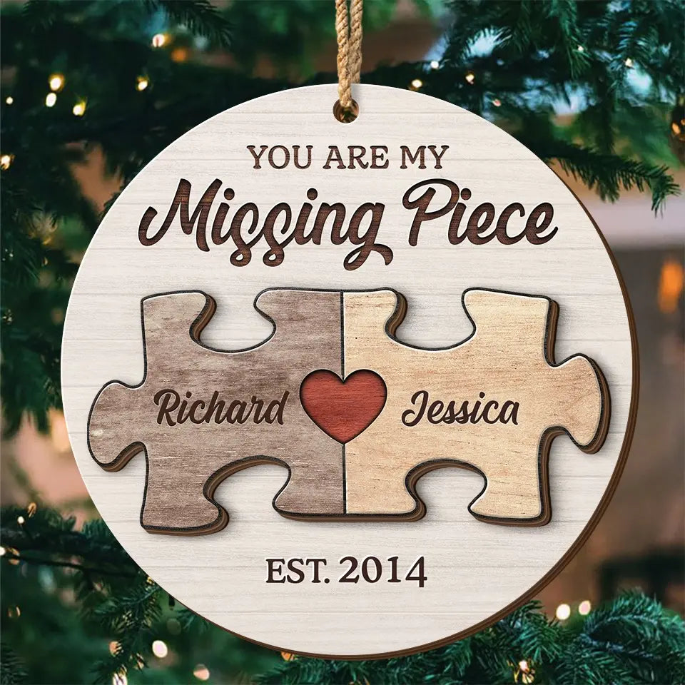 Making Memories Together Is What Christmas Is All About - Couple Personalized Custom Shaped 2 Layered Wood Christmas Ornament - Christmas Gift For Husband Wife, Anniversary