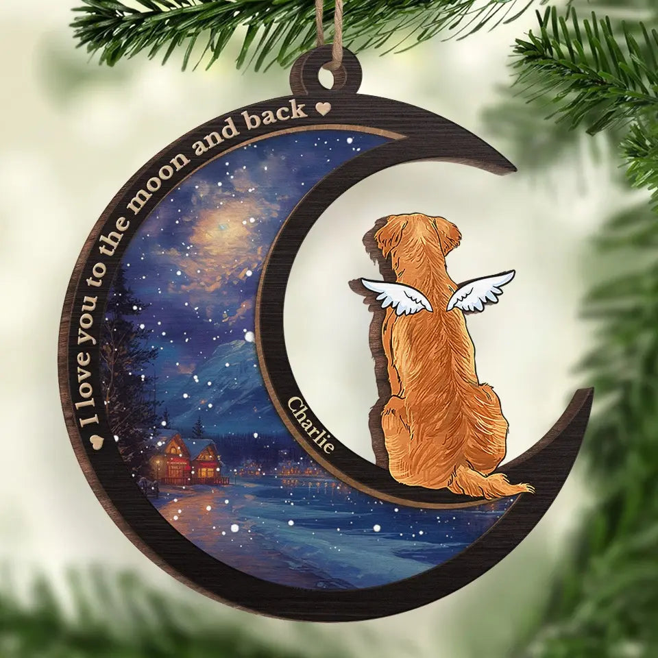 The Best Ornaments Are The Ones With Tails - Memorial Personalized Custom Ornament - Wood Custom Shaped - Sympathy Gift, Christmas Gift For Pet Owners, Pet Lovers